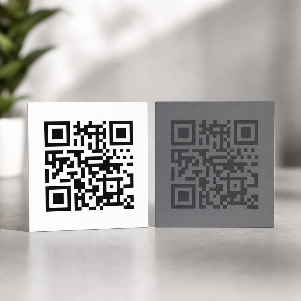 How Contrast Affects QR Code Scannability