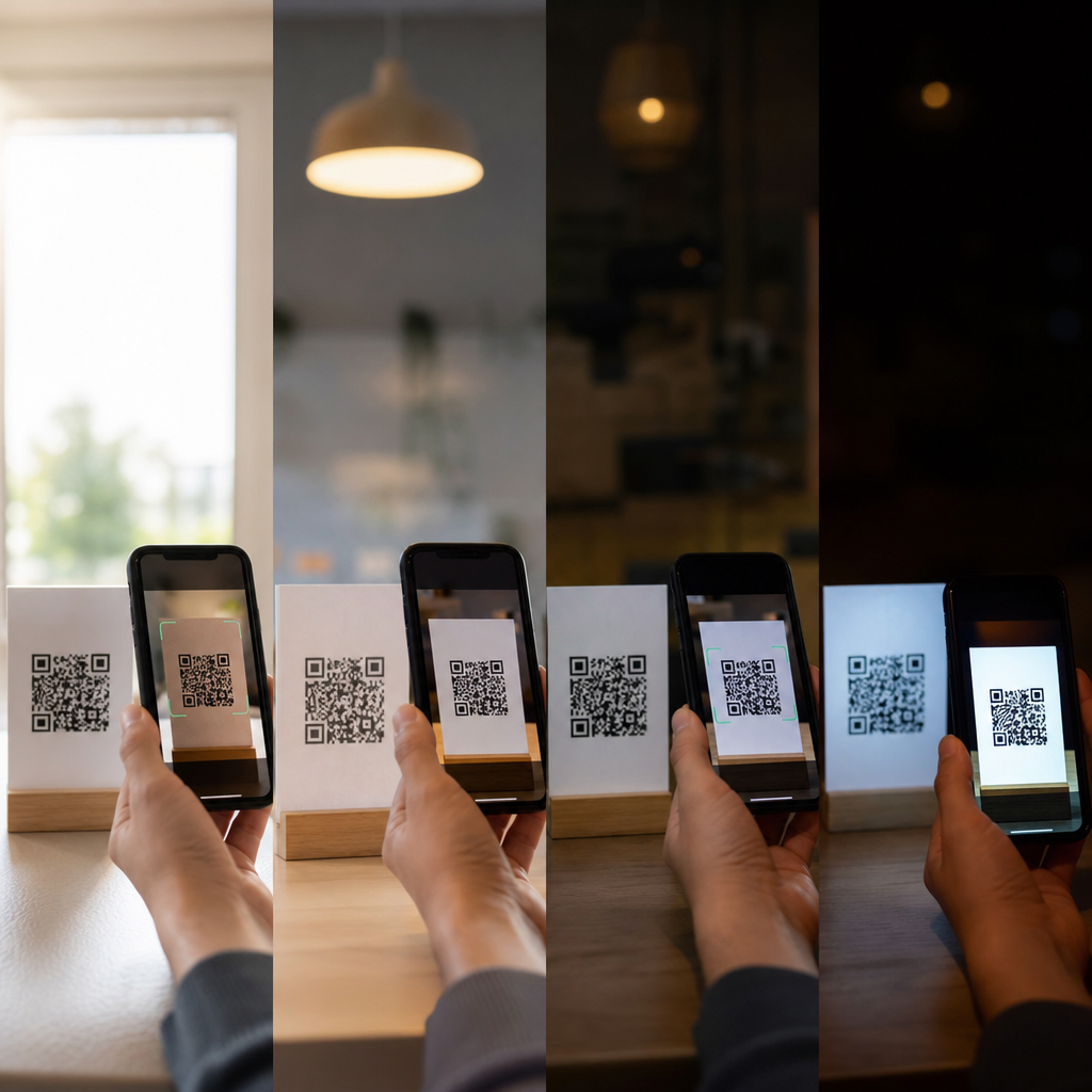 How Lighting Conditions Impact QR Code Scanning