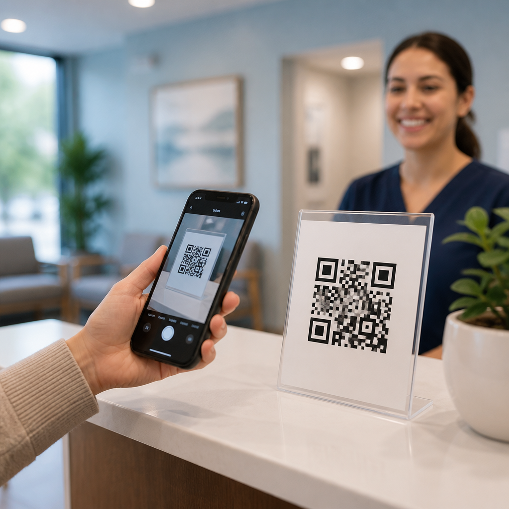 QR Codes for Patient Check-In and Forms