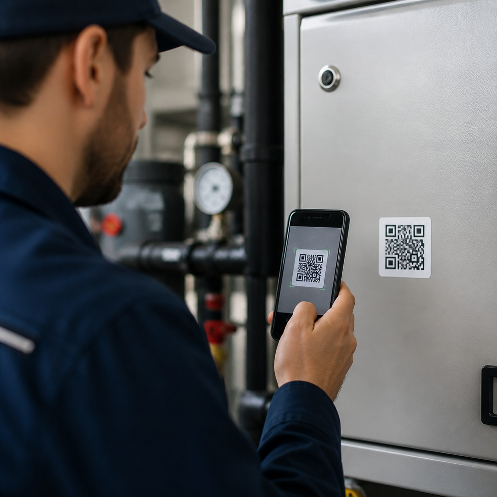 QR Codes for Service and Maintenance Reminders