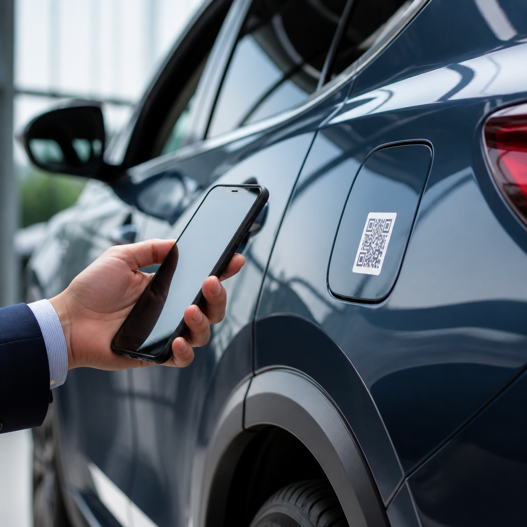 QR Codes for Vehicle Information and Specs