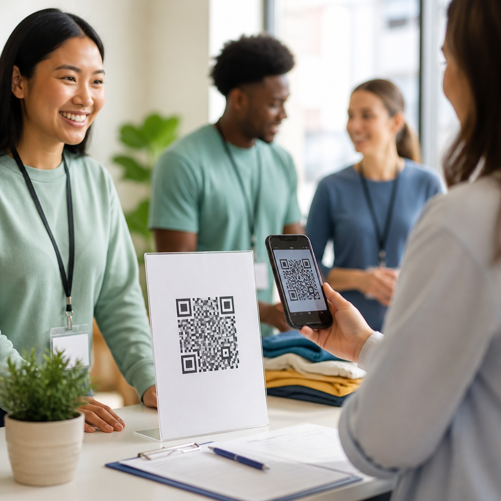 QR Codes for Volunteer Sign-Ups